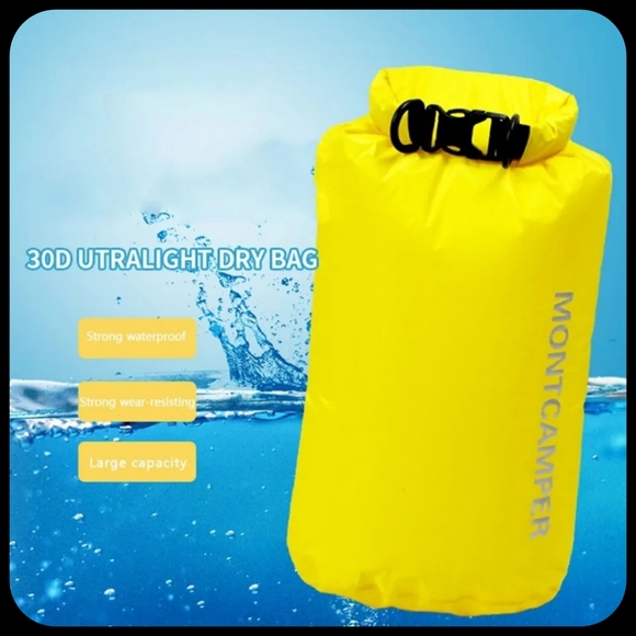 3L waterproof nylon outdoor Travel dry storage camping bag brand new in black - Picture 2 of 10